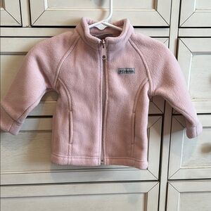 Columbia Soft Pink Toddler Fleece Jacket